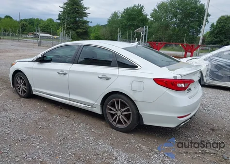 2015 Hyundai Sonata Sport 2.0T из США, поврежденный, VIN 5NPE34AB1FH193503